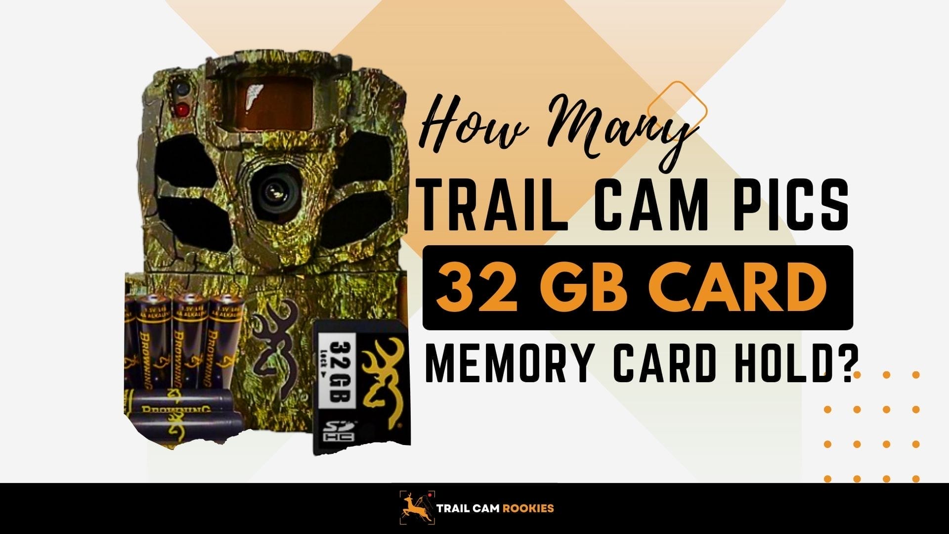 How Many Trail Cam Pics Can 32GB Memory Card Hold? Find it here!