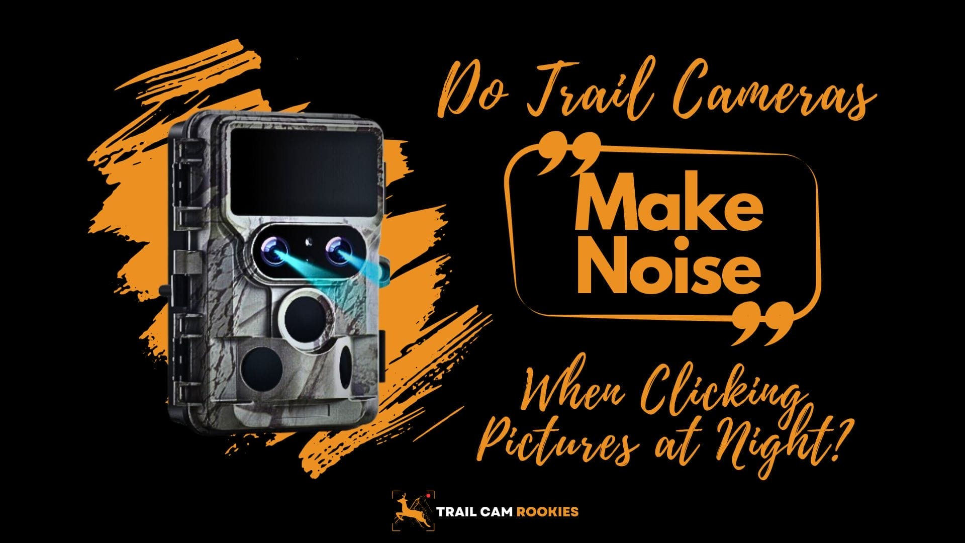 Breaking the Silence Do Trail Camera Make Noise at Night?