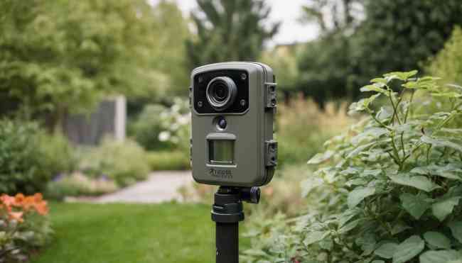 Trail-Camera-Placed-In-House-Garden-To-Eliminate-Blindspots