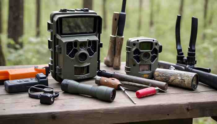 essential tools used along with trail cameras