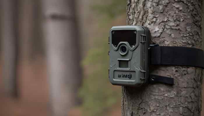 Trail Camera Placed on a Tree