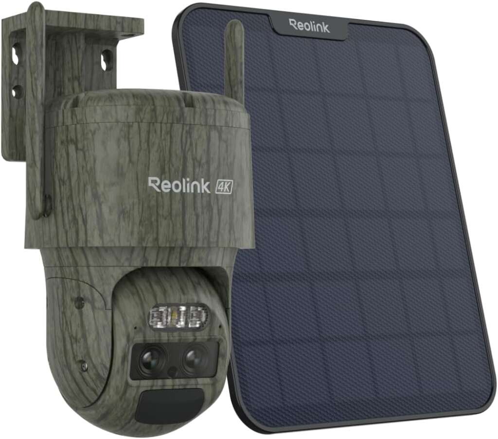 REOLINK 4K Dual Lens Cellular Trail Security Camera