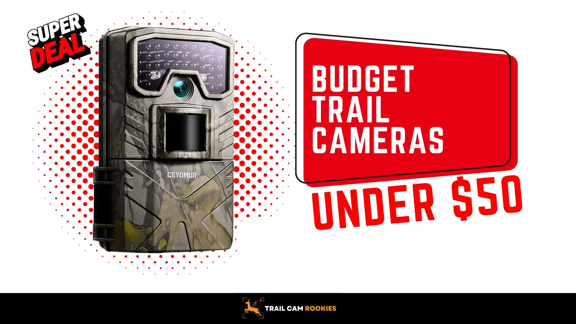 Budget Trail Cameras Under 50USD