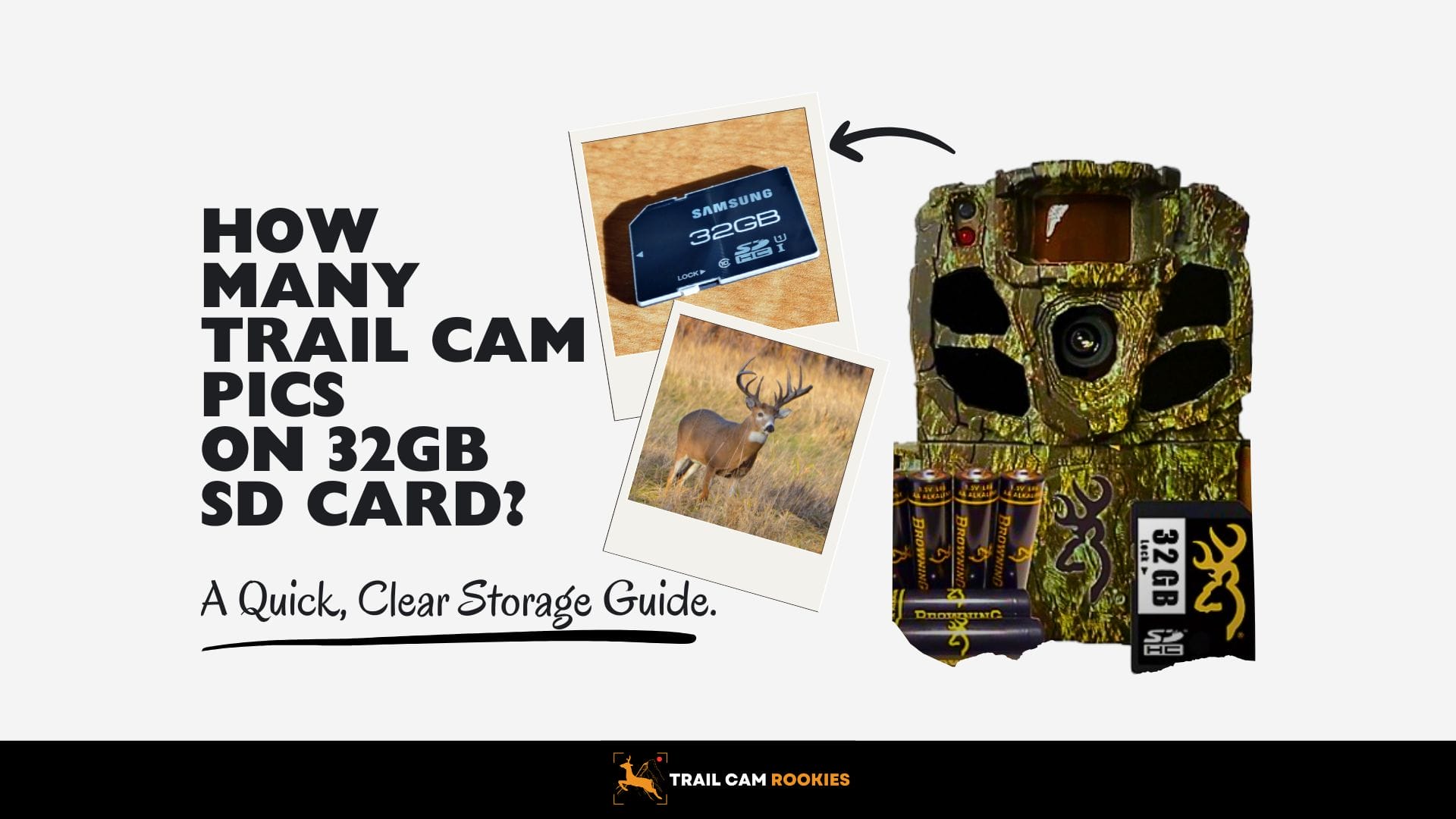 How Many Trail Cam Pics on 32 GB Sd Card